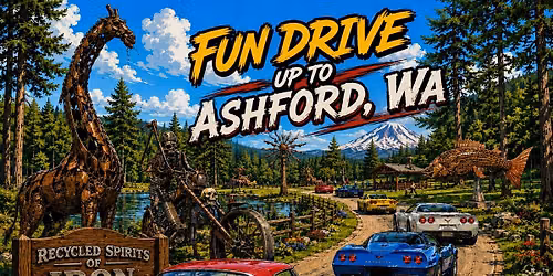 \ud83d\ude97\ud83c\udf32 Scenic Corvette Cruise to Recycled Spirits of Iron! \ud83c\udf32\ud83d\ude97