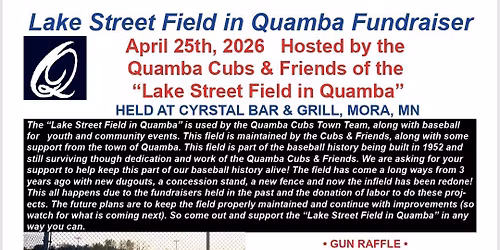 Lake Street Field in Quamba Annual Fundraiser