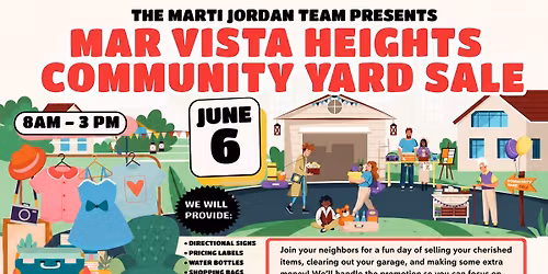 Mar Vista Heights Community Yard Sale