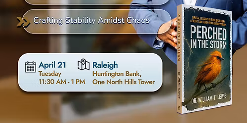 Raleigh Author Talk "Lessons in Resilience Every Leader Can Learn"