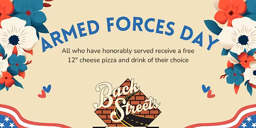 Armed Forces Day at BackStreets