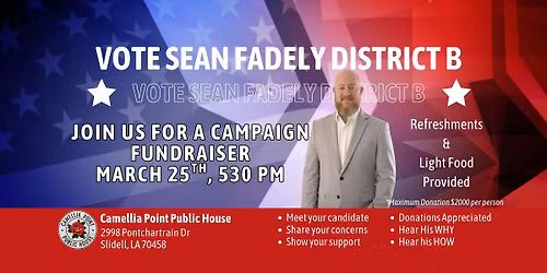 Straight to The "Point": A Meet and Greet With Your District B Councilman Candidate Sean Fadely