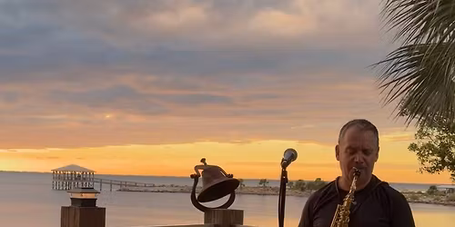 Live Music at The White Marlin - Mike on the Saxophone