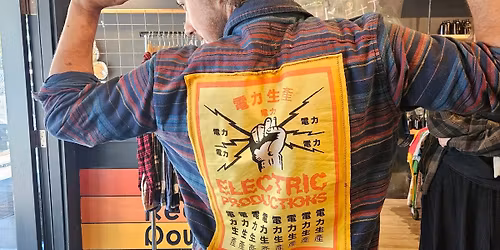 Build-a-Flannel, an upcycled clothing workshop