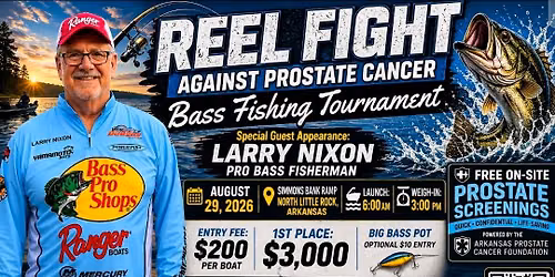 Reel Fight Against Prostate Cancer. Bass Fishing Tournament.