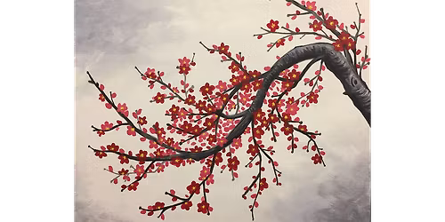 Crimson Blossom - Paint and Sip in Sacramento | Classpop!\u2122
