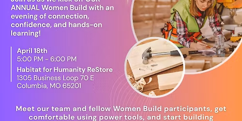 Women Build Kick-Off event