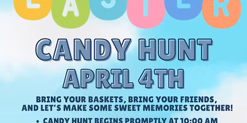 MEMORIAL REDWOOD ANNUAL EASTER CANDY HUNT