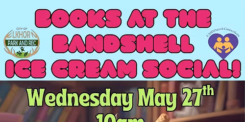 Books at the Bandshell Ice Cream Social