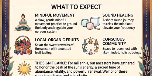 Summer Solstice Yoga, Sound Bath, & Organic Fruit Tasting @ Planetary Farms