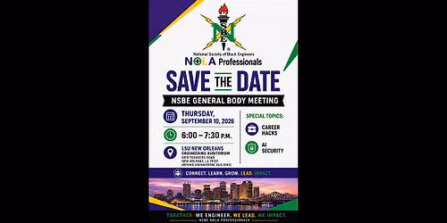 NSBE General Body Meeting