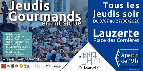 Les Jeudis Gourmands Musicaux de Lauzerte