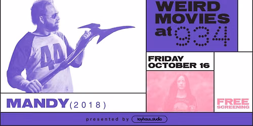 Free Movie Screening: Mandy @ 934 Gallery