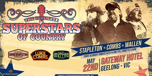 The Ultimate Superstars of Country Tribute - Geelong