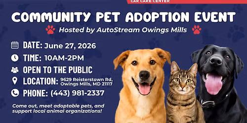 Community Pet Adoption Event