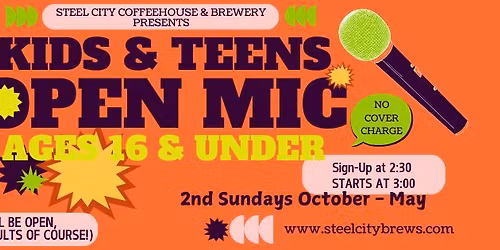 Kids & Teens Open Mic