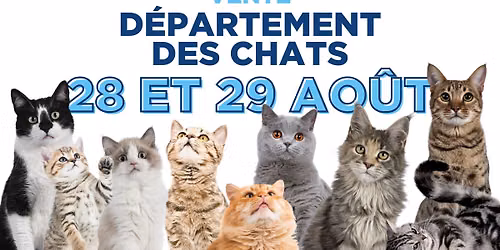 Vente D\u00e9partement des Chats