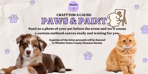 Craft for a Cause: Paws and Paint