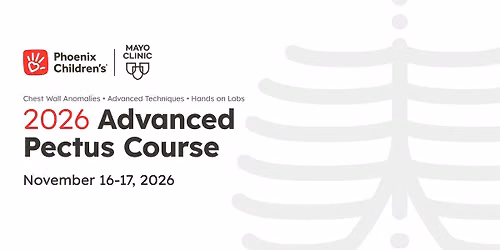 2026 Advanced Pectus Course
