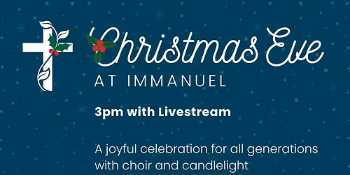 Christmas Eve Service at 3pm
