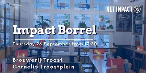 Impact Borrel: Drinks at Brouwerij Troost