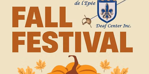De l\u2019Epee Deaf Center\u2019s Fall Festival! \ud83c\udf42\ud83c\udf83