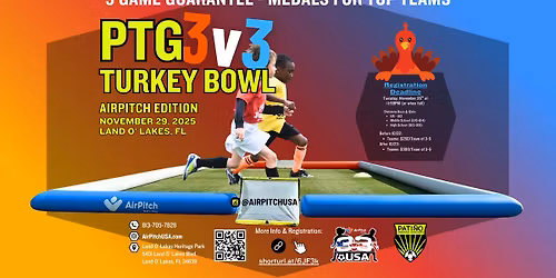 PTG 3v3 Turkey Bowl: AirPitch Edition