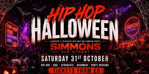 Hip Hop Halloween at Simmons Old Street