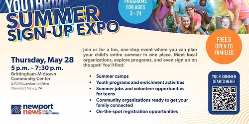 Youthrive Summer Sign Up Youth Expo