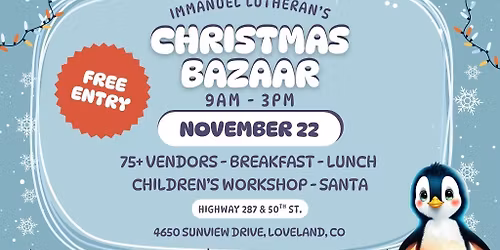 Immanuel Lutheran's Christmas Bazaar