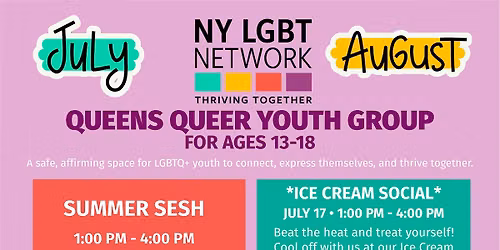Queens Queer Youth: Summer Sesh!