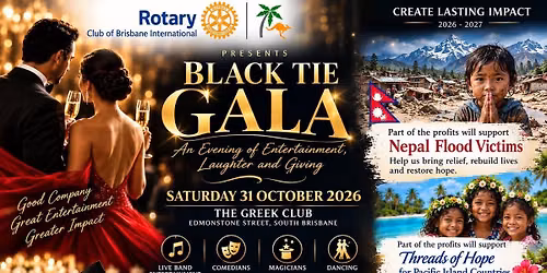 Rotary Gala Dinner Fundraiser 