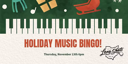 Holiday Music BINGO \u2744\ufe0f\ud83c\udf84