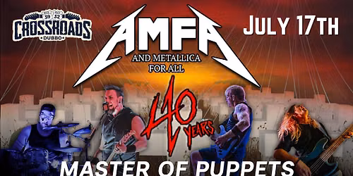 Master Of Puppets Anniversary - Crossroads Bar Dubbo