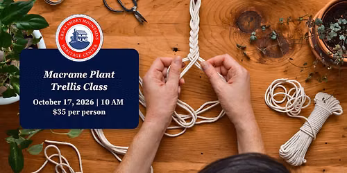 Macrame Plant Trellis Class