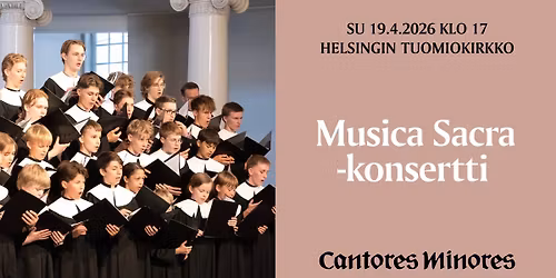 MUSICA SACRA -konsertti - USAn kiertueen l\u00e4ht\u00f6konsertti