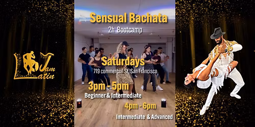 Sensual Bachata Class in SF ( Beginner, Intermediate, Advanced) 2h