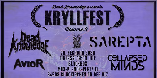 KRYLLFEST 2026 mit Dead Knowledge und Freunden!