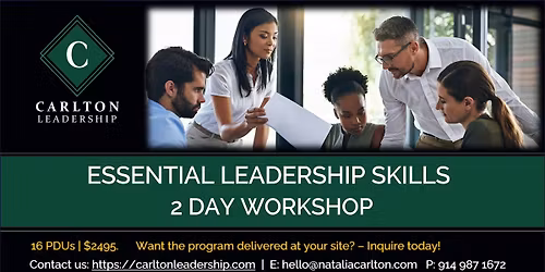 Essential Leadership Skills | April 14 -15