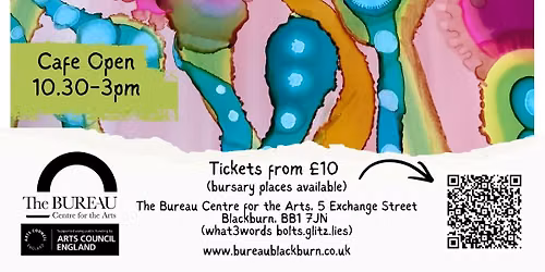Exploring Alcohol Ink Workshop - Creative Cafe @ The Bureau