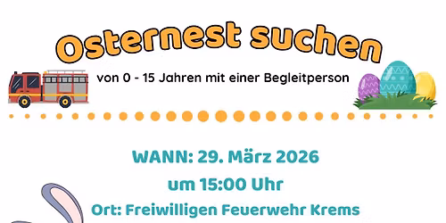 Osternest suche bei der Freiwilligen Feuerwehr Krems
