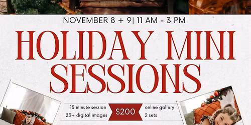 Holiday Mini Sessions 