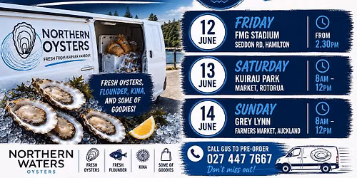 Oyster Van Locations