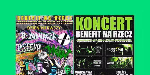 KONCERT|||BENEFIT NA RZECZ *********** ** ******* *********|||Sk\u0142ot Syrena, Warszawa 
