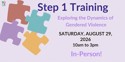 Step 1 Training: Understanding & Preventing Gendered Violence