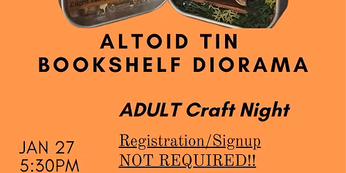 Adult Craft Night-January
