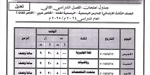 \u0627\u0645\u062a\u062d\u0627\u0646\u0627\u062a \u0646\u0647\u0627\u064a\u0629 \u0627\u0644\u0639\u0627\u0645 \u0627\u0644\u062f\u0631\u0627\u0633\u064a \u0662\u0660\u0662\u0665\/\u0662\u0660\u0662\u0664