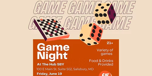 Adult Game Night at The Hub SBY