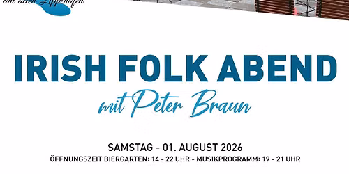 IRISH FOLK ABEND mit Peter Braun - OPEN AIR