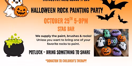 Halloween Rock Painting Party
